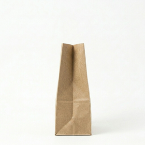 Sacs en papier kraft blanchi à fond carré, qualité vierge, recyclables - Product Image 3