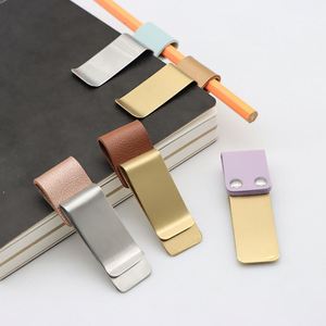 23 Portabolígrafos Retro de Cuero PU con Clip para Cuaderno, 4 Colores, con Anilla Metálica de Latón, Envío Rápido, Listos para Enviar de Fábrica - Product Image 2