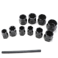Juego de enchufes extractores de tuercas de alta calidad Goodking 11 Uds, herramientas de reparación de automóviles de gran oferta, ventas directas de fábrica TOP 53747