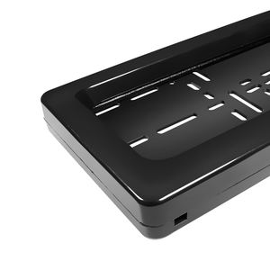 Support de <span class=keywords><strong>plaque</strong></span> d'<span class=keywords><strong>immatriculation</strong></span> discret, standard UE, avec rideau électrique et kit double télécommande pour personnalisation automobile privée - Product Image 5