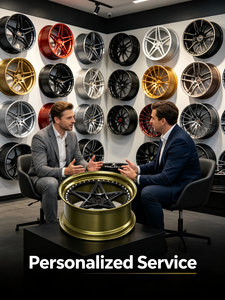 Jantes en alliage forgé automobile X60 personnalisées, rouges, multi-rayons, 2 pièces, 21 pouces, 5 rayons, adaptées aux voitures particulières - Product Image 2