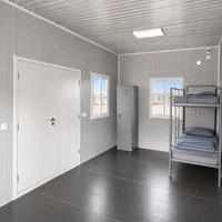 Conteneurs à faible coût pour les entreprises, maison modulaire préfabriquée, maison conteneur détachable pour l'hébergement des travailleurs des camps miniers