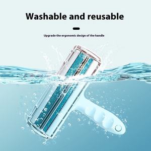 แปรงกำจัดขนสัตว์เลี้ยงแบบดูดซับไฟฟ้าสถิต รุ่นอัพเกรด เป็นมิตรต่อสิ่งแวดล้อม สำหรับกำจัดขนสุนัขและขนลอย - Product Image 4