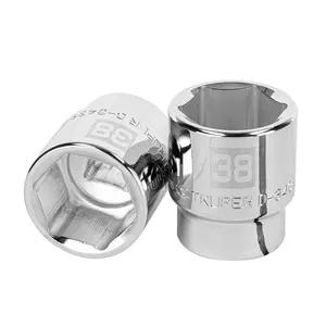 Juego de Llaves de Tubo de 38 mm, 6 Puntas, Accionamiento de 3/4'', Marca TRUPER - Product Image 1