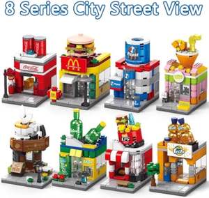 EPT Wholesale Toys Kids 8 in 1 3D Building <strong>Block</strong> Sets <strong>Mini</strong> City Street View Building <strong>Blocks</strong> - Product Image 6