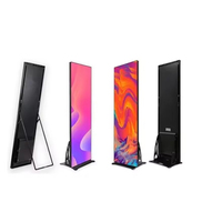 Écran d'affichage LED pour affiches, intérieur/extérieur, sur pied, P1.8 P2.5, écran LED pliable pour affiches, écran LED