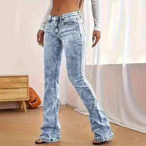 Jeans Elasticizzati da Donna - Pantaloni Dritti Traspiranti in Denim 2XL - Product Image 2
