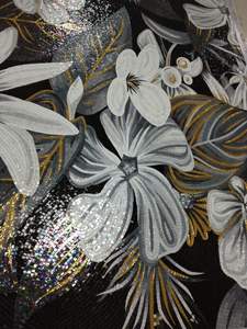 Anpassbare Luxus-Glasmosaik-Wandkunst Moderne Design Handgeschnittene Kunst Hotel-Badezimmer-Dekor Parkett-Feature 4mm Umweltfreundlich - Product Image 5