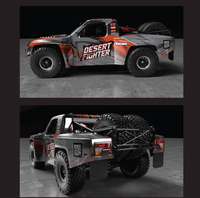 YIKONG YK4072 V2 1/7 RC Crawler 6S Brushless Trophy Truck 80km/h Haute Vitesse Hobbywing 150A ESC Châssis Métallique Desert Truck RTR