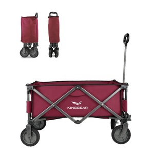 KingGear - Carrito Plegable de Acero Inoxidable para Playa y <span class=keywords><strong>Camping</strong></span>, con Malla, para Exteriores, con Puerta Trasera, OEM - Product Image 1