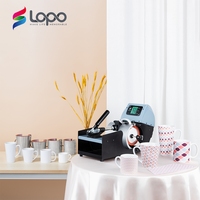 Máquina de Prensa de Calor para Tazas Galaxy Press, Máquina de Prensa de Calor Combinada 4 en 1 de Alta Calidad, Sublimación, Pantalla Táctil, Tablero de Control Digital