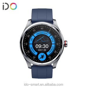Smart Watch moda uomo con Full Touch Fitness Tracker rotondo Smartwatch per IOS Android funzione di monitoraggio della frequenza cardiaca - Product Image 2