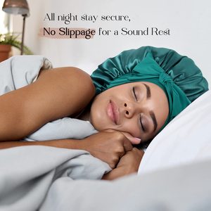 <span class=keywords><strong>Bonnet</strong></span> <span class=keywords><strong>de</strong></span> nuit double couche en satin grande <span class=keywords><strong>taille</strong></span> pour femmes, avec bande élastique, idéal pour cheveux longs, bouclés ou tressés - Product Image 3