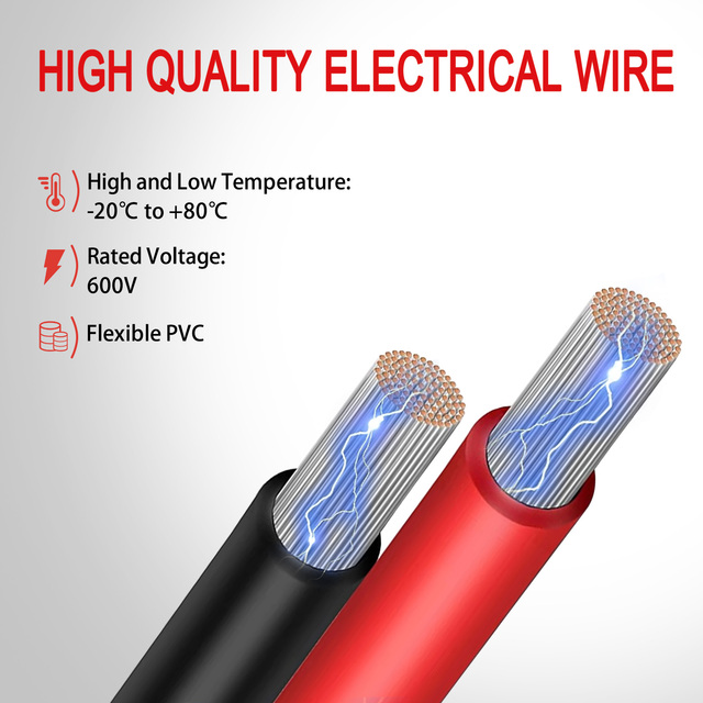 14 16 18 20 22 24AWG 6 AWG High Temperature Resistant Red Black Super Soft Flexible Silicone Wire Cable for Building