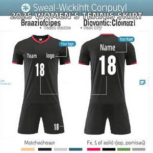 Faldas de Tenis para Mujer 2025, Color Marrón, Secado Rápido, 100% Poliéster, con Forro de Pantalones Cortos, Nombre del Equipo Personalizado, Ropa Deportiva para Adultos - Product Image 2