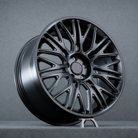 Jantes forgées à haute résistance, finition mate noire, à rayons maillons, pour Land Rover, Ford, Dodge, de 18 à 22 pouces, peinture personnalisée