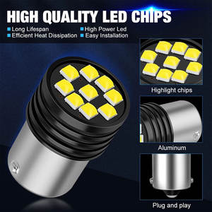 1157 BAY15D <span class=keywords><strong>LED</strong></span> P21/5W 1156 BA15S <span class=keywords><strong>P21W</strong></span> lampadine a <span class=keywords><strong>LED</strong></span> 9SMD 3030 R5W R10W luce di <span class=keywords><strong>retromarcia</strong></span> per auto lampada di coda del freno bianco Super luminoso - Product Image 2