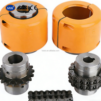Accouplement à chaîne à couple élevé KC-5018, accouplement à chaîne à rouleaux à arbre rigide pour machines minières, broyeurs à billes, rotors de concasseurs