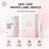 Poudre de protéines de collagène bio-peptides OEM Beauty Nutrition, sans saveur, pot de 567 g, facile à mélanger, complément alimentaire quotidien pour le bien-être