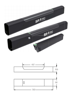 Nouvelle arrivée : Batterie de vélo électrique South Pacific IV Pro Top Pull 36V 17.4Ah, batterie Li-ion intégrée pour kit de conversion de vélo électrique - Product Image 3