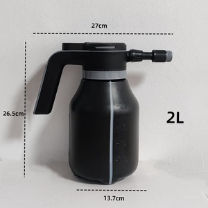 เครื่องพ่นโฟมไฟฟ้า2L ล้างรถพร้อม USB ชาร์จแบตเตอรี่ไร้สายแบบพกพาสีดำ - Product Image 2