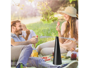 Portable <strong>Fly</strong> Repellent <strong>Fan</strong> -Battery Operated Food Spinning <strong>Fan</strong> for Outdoor Dining and BBQ Events - Product Image 4
