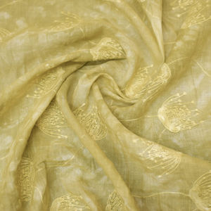 Tapicería personalizada de estilo <span class=keywords><strong>moderno</strong></span> para el hogar, cortinas bordadas de aspecto de lino tejido urdimbre, tela de sofá de microfibra 100% - Product Image 2