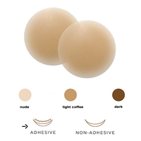 Cache-tétons adhésifs en silicone ultra-fins, imperméables, sans couture, réutilisables, effet push-up, pour femmes, vente en gros, pour mariage