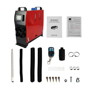 เครื่องทำอากาศร้อนดีเซล12V/24V 5KW สีแดงรีโมทคอนโทรลดีเซลแบบครบวงจรพร้อมเครื่องทำจอดรถแบบเก็บเสียง - Product Image 4