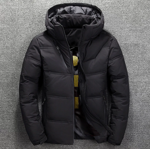 Doudoune Courte Homme Épaisse Nouvelle Tendance Jeune et Stylée Coupe Ample en Duvet de Canard Blanc avec Capuche – Manteau d'Hiver pour Homme - Product Image 6