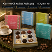 Boîte d'emballage rigide et élégante pour biscuits, emballage en carton, petite boîte cadeau pour bonbons, emballage vide, boîte à dessert personnalisée, boîte à chocolat