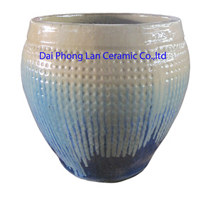 Iridescence Diamond Urn Glazed American Style Eco-Friendly Durable Outdoor Ceramic Clay Pot Planter Pottery Flower Pot - Product Image 6