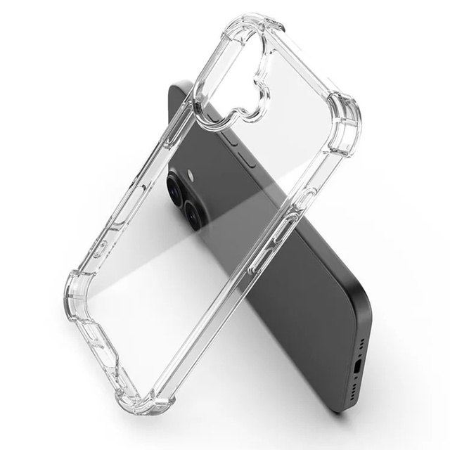Fast Shipping TPU+PC clear 4 Corner air Bag Anti-Drop Shockproof Phone case Cover for iPhone 12 13 14 15 16 17 Pro Max air