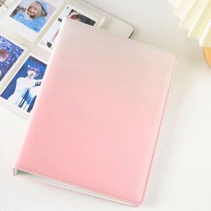 Large-capacity Gradient A5 Leather Loose-leaf Spiral-bound Address Book <b>Card</b> Storage Album Small <b>Card</b> Albums Gift - Product Image 5