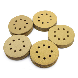 Disco abrasivo de 8 orificios de 125mm Lijas De Disco Alta dureza Alto óxido de aluminio 1mm de espesor OEM personalizable - Product Image 3