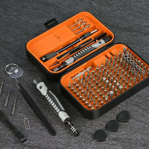 Kit d'outils de réparation professionnel de précision de 115 pièces pour téléphones mobiles électroniques, magnétique, antidérapant, en acier inoxydable Torx - Product Image 3