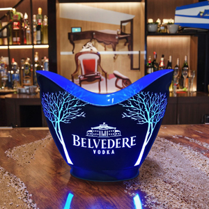 カスタム8LスクエアLEDアイスバケットオイルスプレーPPプラスチック環境にやさしいポータブルパーティーホテル & サービス用 - Product Image 4