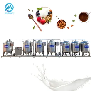 वाणिज्यिक दूध ठंडा टैंक डेयरी प्रसंस्करण मशीनों दूध Pasteurization दही पनीर बनाने उत्पादन लाइन