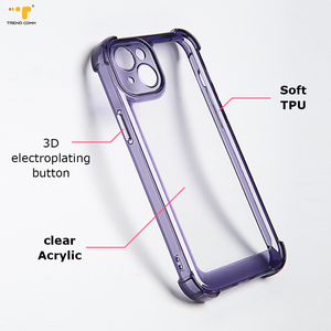 เคสกันกระแทกสีม่วงอะคริลิก TPU รุ่นใหม่ ปี 2026 สำหรับ <span class=keywords><strong>iPhone</strong></span> <span class=keywords><strong>11</strong></span> ถึง 14 <span class=keywords><strong>Pro</strong></span> <span class=keywords><strong>Max</strong></span> - Product Image 5