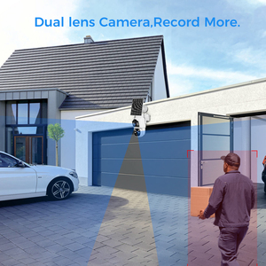 Hiseeu 6MP Lente Dupla Câmera de Segurança Doméstica Ao Ar Livre Rede Térmica IP WiFi Sem Fio CCTV Night Vision Reconhecimento Facial CMOS Solar - Product Image 3