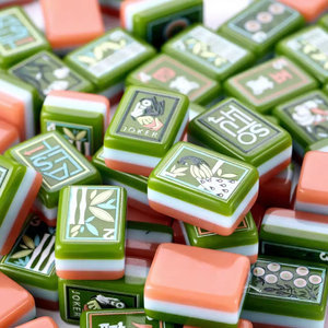 Tuiles de Mahjong américaines en acrylique à <span class=keywords><strong>3</strong></span> couches, 160 pièces, fabrication directe d'usine, tuiles de Mahjong modernes de luxe Mary Benson - Product Image 6