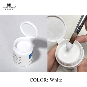 مسحوق أظافر أكريليك وردي بيج 15 جرام، ملصق خاص، مسحوق بوليمر شفاف كريستالي لتغطية الأظافر، تصنيع مخصص للمصانع (OEM) - Product Image 5