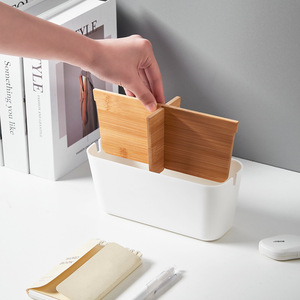 Modern PP Desktop <strong>Storage</strong> Box Office Stationery Coffee Table <strong>Remote</strong> <strong>Control</strong> Board Sundries Cosmetic Brush Finishing <strong>Storage</strong> - Product Image 4
