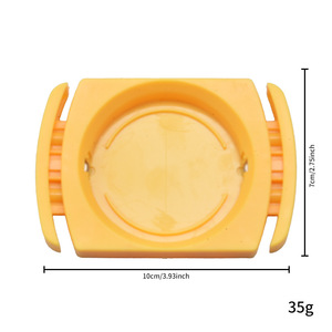 Yellow <b>Plastic</b> Bottle Opener Rectangle Shape Multi Functional Wine Beverage Opener For Home <b>Kitchen</b> Use - Product Image 5
