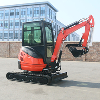 360 ° tournant les accessoires multifonctionnels à la maison de mini excavatrice de la mini excavatrice 2T facultatifs