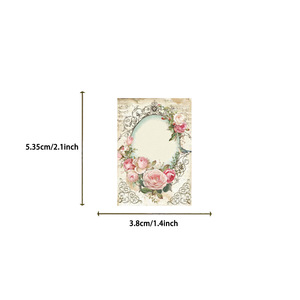 Cổ điển DIY sổ lưu niệm Giấy nền Pads 12Sheets A5 giấy 42 dán cho Tạp Chí rác ephemera Giấy Thủ công mỹ nghệ - Product Image 6