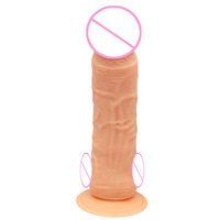 Jouets sexuels réalistes pour femmes, ventouse puissante, gros dildo en silicone TPE, multi-tailles, sensation de peau réaliste, utilisation pour adultes