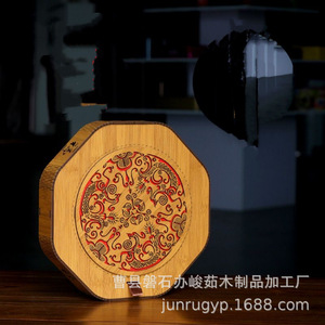 Boîte d'emballage carrée en bambou faite à la main pour thé, stockage alimentaire et usage général, origine Shandong, commande personnalisée disponible - Product Image 4