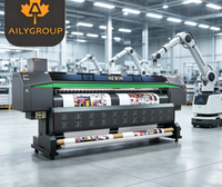 Printer Roll-to-Roll Eco-Solvent Universal NEWIN dengan Print Head I3200 3.2m CMYK untuk Toko Percetakan