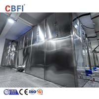 Machine à glaçons de 5000 kg/jour en acier inoxydable avec filtre à eau pour usine de glace comestible